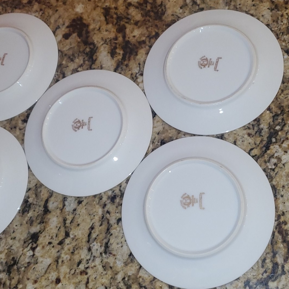 1116 5 Pc Noritake Goldenglo Bread&Butter Plates - Picture 8 of 11
